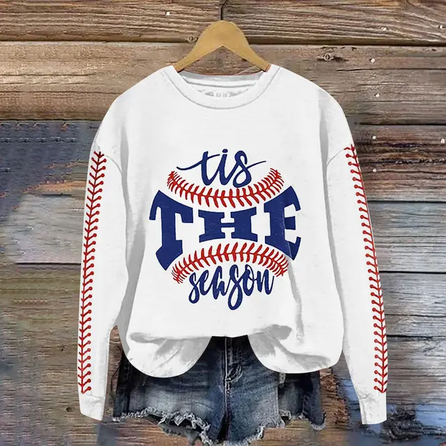 Letter Printed Men And Women Simple Printed Sweater White - Shop at LoveMi