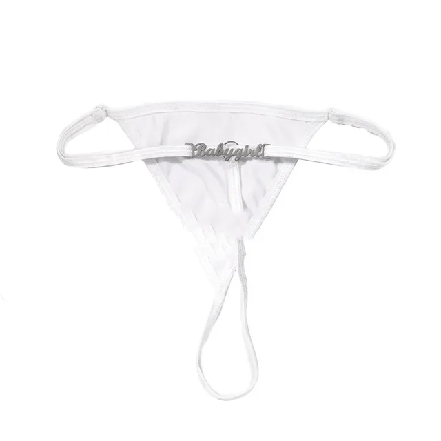 Women's Fashion Personality Thong Multi color White - Shop at LoveMi