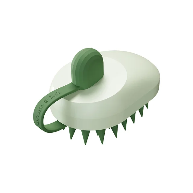 Soft Silicone Pets Hair Remover Comb Handheld Bath Shower Hair Shampoo Massage Brush For Dogs Cats Cleaning Tools Pet Products Green - Shop at LoveMi