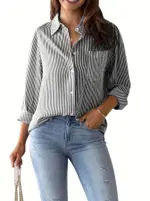 black and white striped