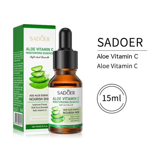 Vitamin C Essence VC Serum Hydrating And Moisturizing Vitamin C Aloe Essence 15Ml - Shop at LoveMi