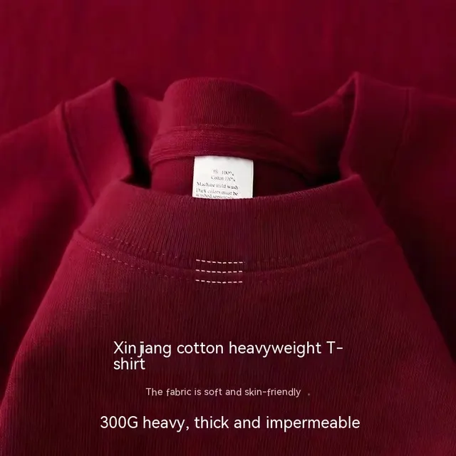 Solid Color Loose T shirt Top Wine Red - Shop at LoveMi
