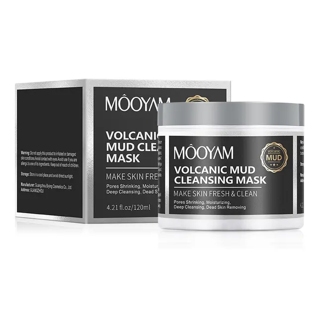 MUD MASK Daub type MUD MASK Clean Blackheads Volcanicmudmask - Shop at LoveMi