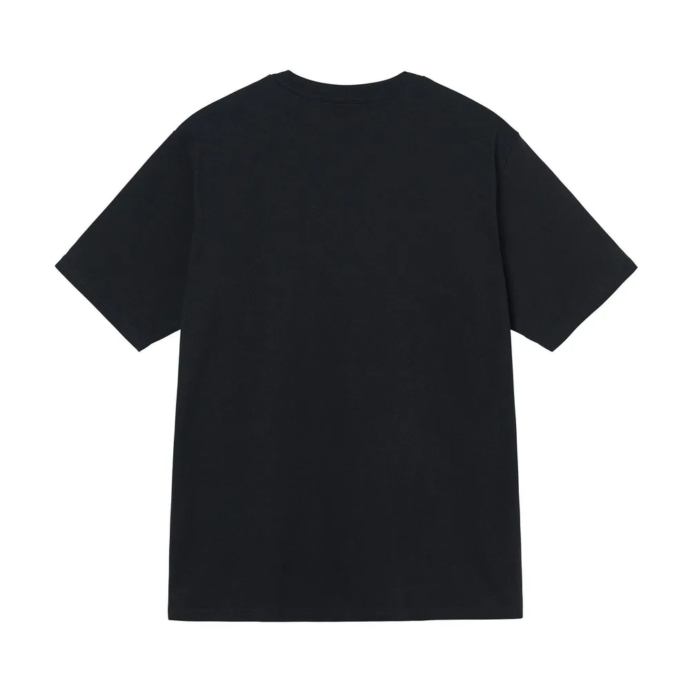 Summer Men's And Women's Short-sleeved T-shirt - Black Flame