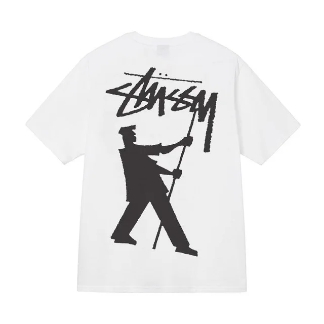 Summer Men's And Women's Short sleeved T shirt White Warrior - Shop at LoveMi