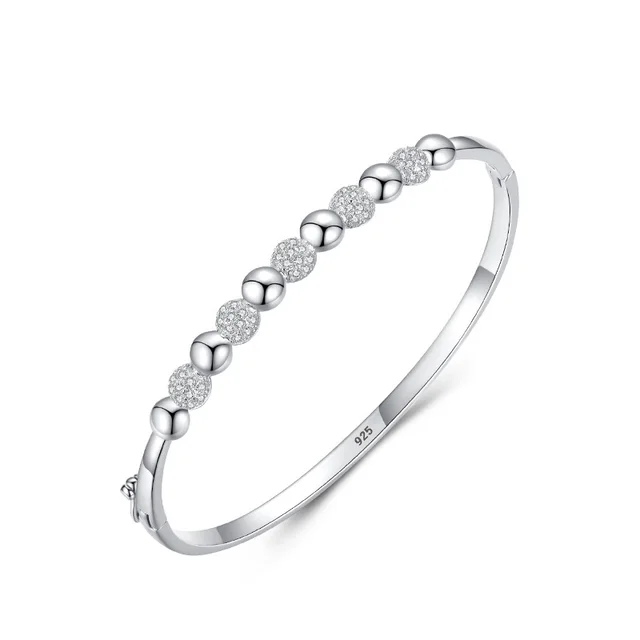 S925 Sterling Silver Bracelet For Women Special interest Design 18Cm - Shop at LoveMi