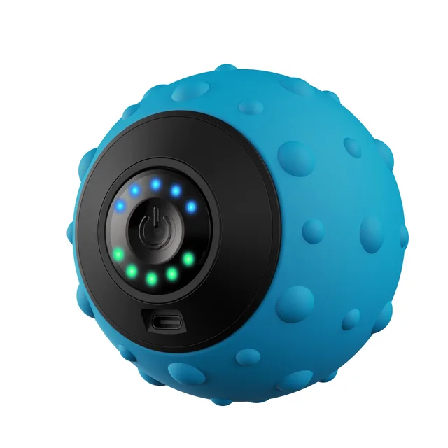 Peanut Massage Ball Shoulder And Neck Muscle Running Relaxation Massage Ball Foot Leg Fitness Blue Small Round Style - Shop at LoveMi