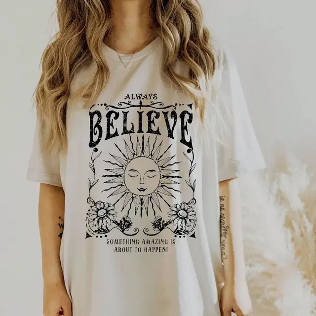 Digital Printing Casual Round Neck Short Sleeves White - Shop at LoveMi