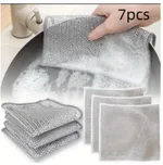 Silver Silk Cloth 7Pcs