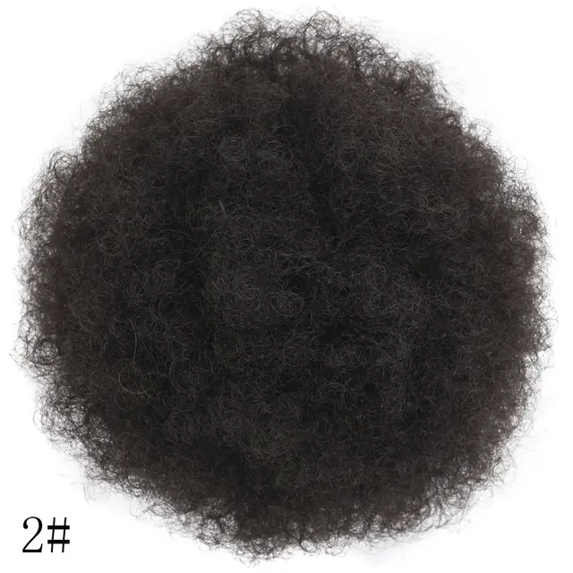Kinkycurl Large Afro Fluffy Micro curly Wig Hair Bag Large Natural Color 2 - Shop at LoveMi