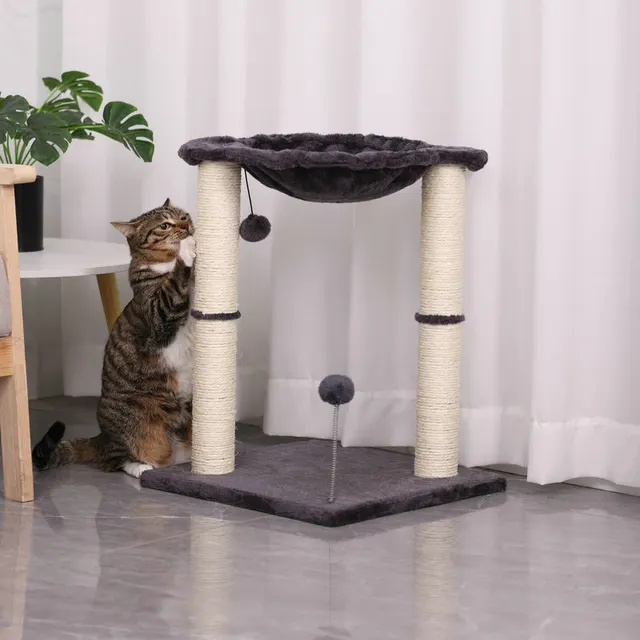 Integrated Cat Scratching Pillar Toy With Nest 40X40X54Cm - Shop at LoveMi