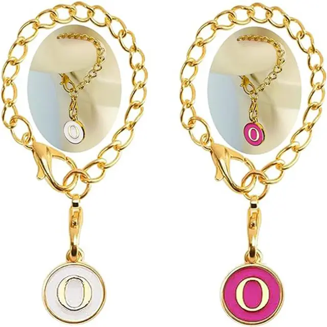 Fashion Simple Jewelry Accessories Keychain Cup Round Chain With Letters O - Shop at LoveMi
