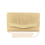Dinner Clutch Flip Solid Color - Gold