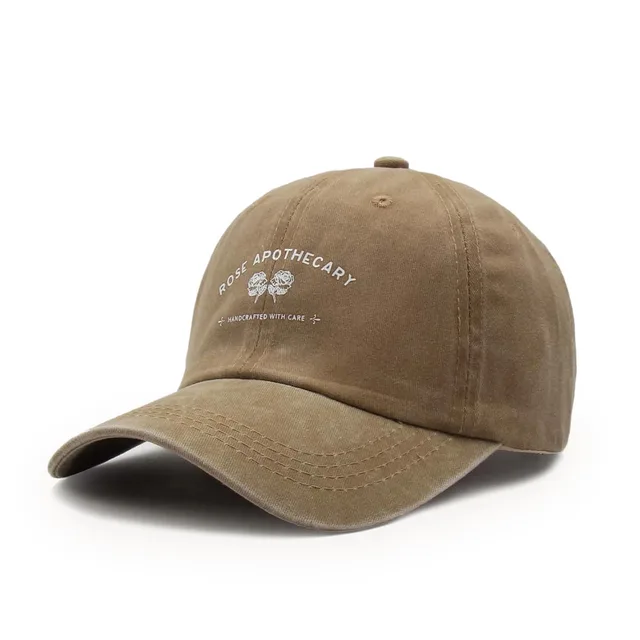 Korean Style Fashion Sun proof Women's Hip hop Fashion Personalized All match Washed Baseball Cap Khaki - Shop at LoveMi