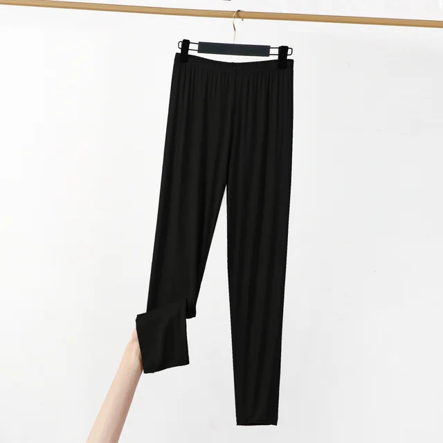 Plus sized Oversized Underwear Leggings Women's Thin Slim fit Innerwear Black - Shop at LoveMi