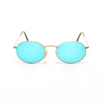 Gold Frame Ice Blue