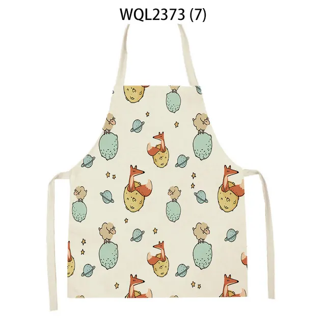 Cartoon Apron Kitchen Printing Sleeveless Blouse Wql2373 7 - Shop at LoveMi