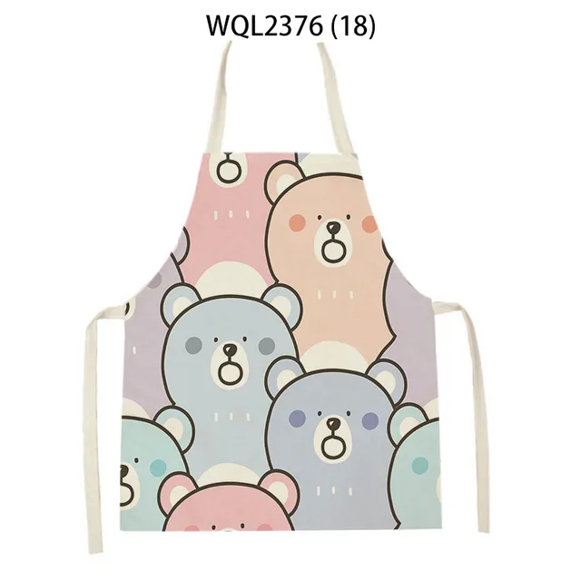 Cartoon Apron Kitchen Printing Sleeveless Blouse Wql2376 18 - Shop at LoveMi