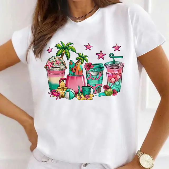 European And American Digital Printed Round Neck Sports T shirt 104520 Models - Shop at LoveMi