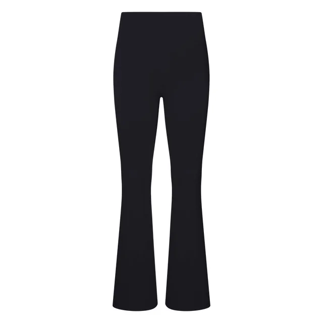 High Waist Hip Lift Warm Belly Contracting Fleece lined Slightly Pull Yoga Pants Black - Shop at LoveMi