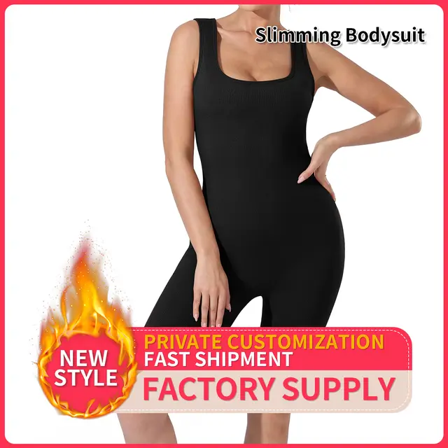 Women's Fashion Simple Solid Color Bodysuit Black - Shop at LoveMi