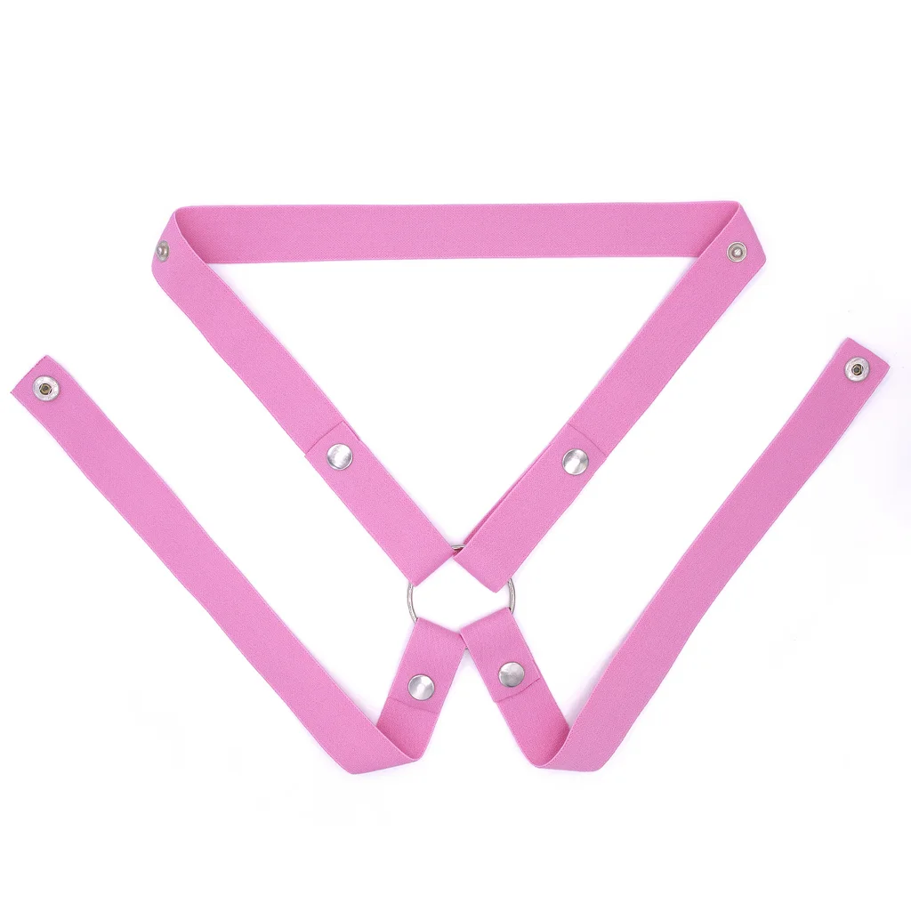 Men's Lock Auxiliary Strap Two-way Wide Letter Fixing Band Elastic Elastic - Style 21