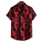 Plus Size Men's Fashion 3D Digital Printing Top - 1 Color-Xxxl - View 1