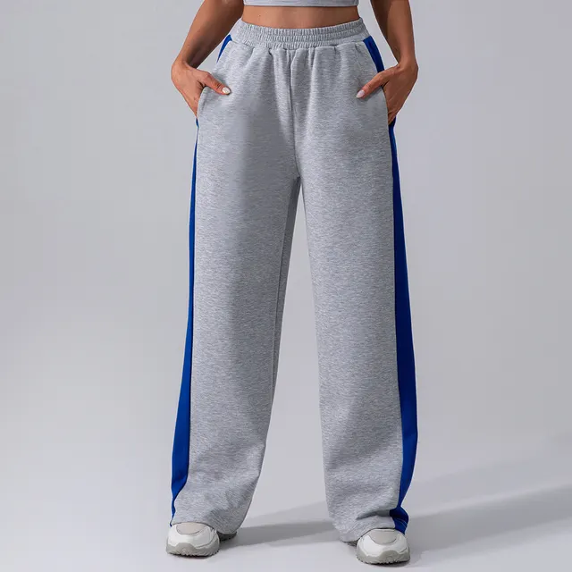 European And American High Waist Casual Pants Women All matching Outer Wear Heather Gray - Shop at LoveMi