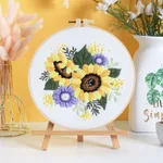 Diy Handmade Embroidery Material Package Original New Sunflower Flower Bouquet Garland - Flowers
