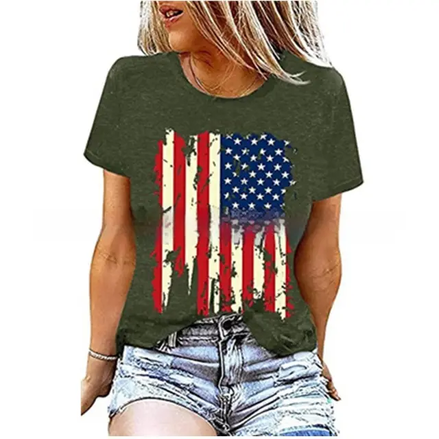 Women's Vest Independent Stand Summer Fashion Short Sleeved Green - Shop at LoveMi