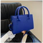 Spring New Crossbody Retro Portable Small Square Bag For Women - Blue