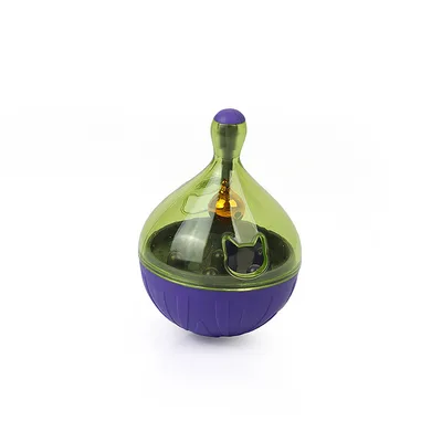 Pet Tumbler Pet Toys Dogs And Cats Educational Toys Pet Leakage Food Feeder Purple Small Size Cat - Shop at LoveMi
