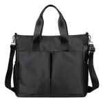 Trendy Grace Commuting Large-capacity Crossbody Bag - Black