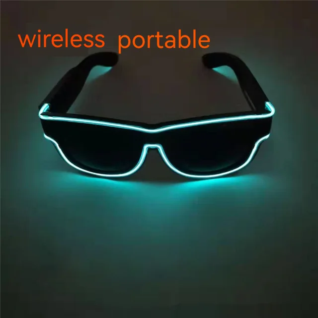Luminescent Light Luminous Glasses Party Supplies Blue - Shop at LoveMi