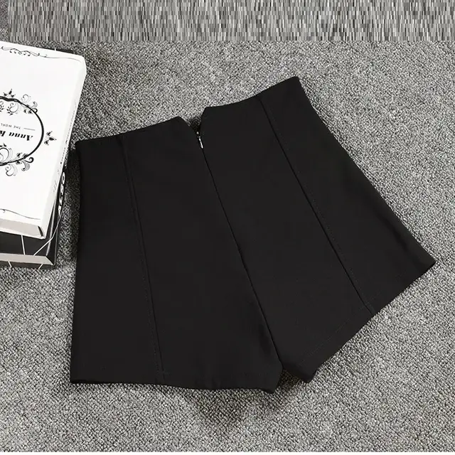 Women's Wide leg Pants, A Line Casual Hot Pants Black Thin - Shop at LoveMi