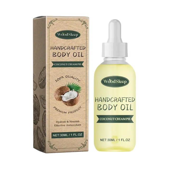 Coconut Cream Pie Handcrafted Body Oil Essential Oil - Shop at LoveMi