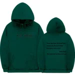Dark Green With Black Letters