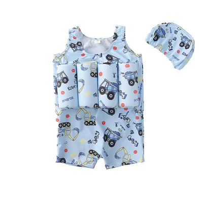 Children's Buoyancy Swimsuit Baby's Bathing Suit One piece Girl Car S 75To90Cm - Shop at LoveMi