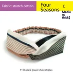 Dark Green Khaki Stripe