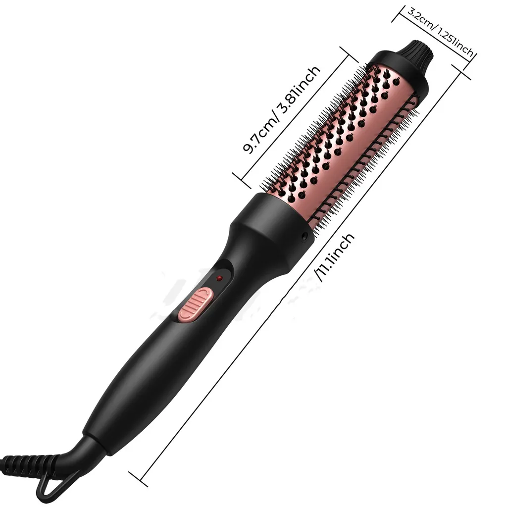 Hair Straightener And Curler Brush Hair Dryer High-power Hot Air - American Standard