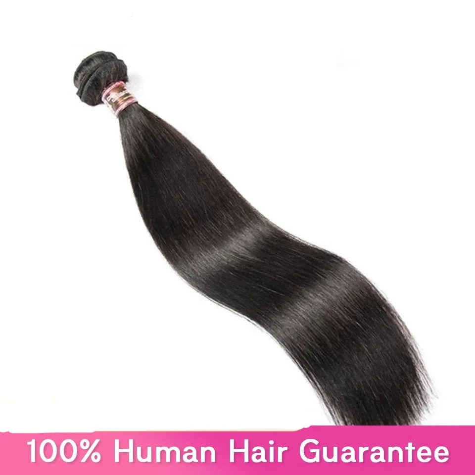 Wig Real Human Hair Extension Straight Bundle 50g - 22Inch1Pcs