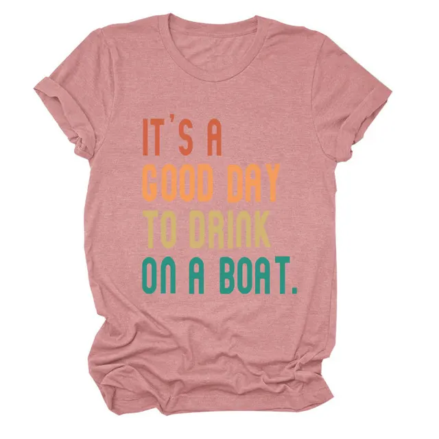 Summer Fashion Short sleeved T shirt Rose Gold - Shop at LoveMi
