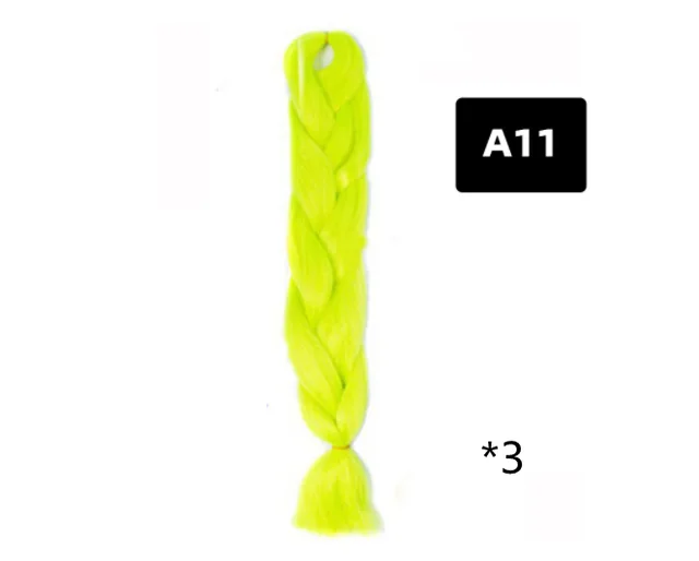 Color Big Braid African Chemical Fiber High Temperature Silk Wig Gradient A11 - Shop at LoveMi