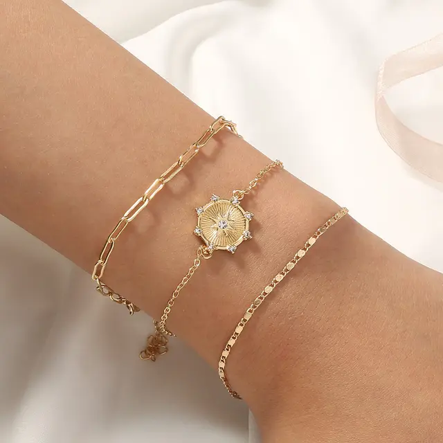 Special interest Design Pentagram Tassel Bracelet 3 piece Set 95 Days Awn Star - Shop at LoveMi