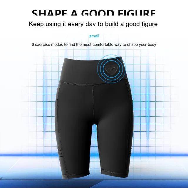Micro current Fitness Pants Hip Lifting Fitness Clothes Hip Beauty Instrument Yoga Pants Men'S L - Shop at LoveMi