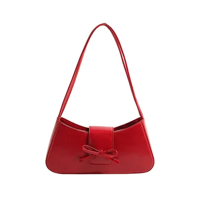 Simple Women's Special interest Design Shoulder Bag Red - Shop at LoveMi