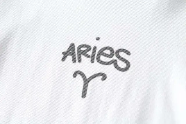 T shirt Slim Fit Zodiac Fit Cut Rib Midriff baring Top Cute Kawaii Aries - Shop at LoveMi