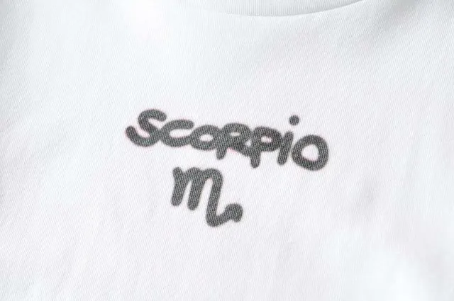 T shirt Slim Fit Zodiac Fit Cut Rib Midriff baring Top Cute Kawaii Scorpio - Shop at LoveMi