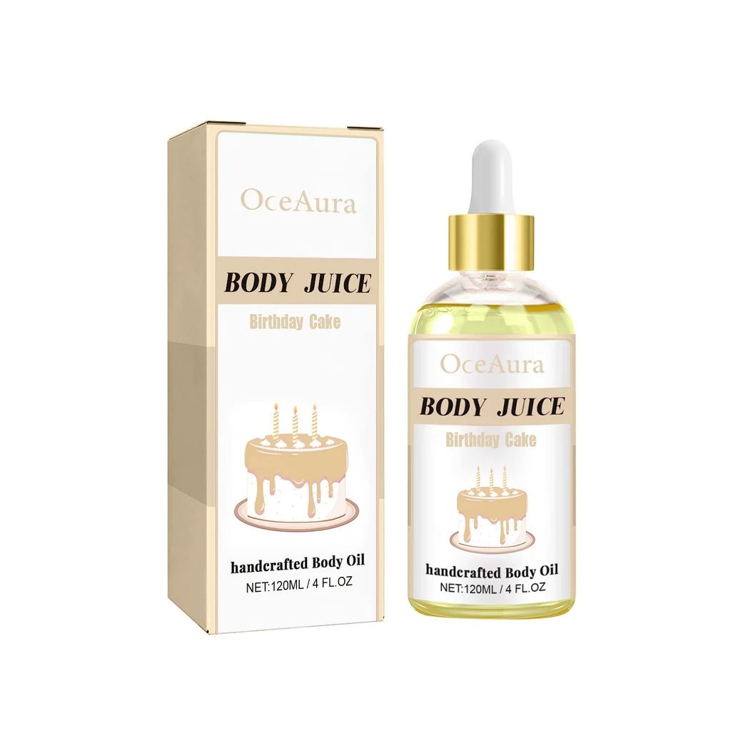 Body Treatment Oil Body Massage Nourishing Moisturizing Skin Rejuvenation - Cake Flavor