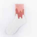 Coral Velvet Pink And White